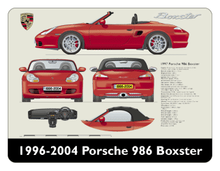 Porsche Boxster 1996-2004 Mouse Mat